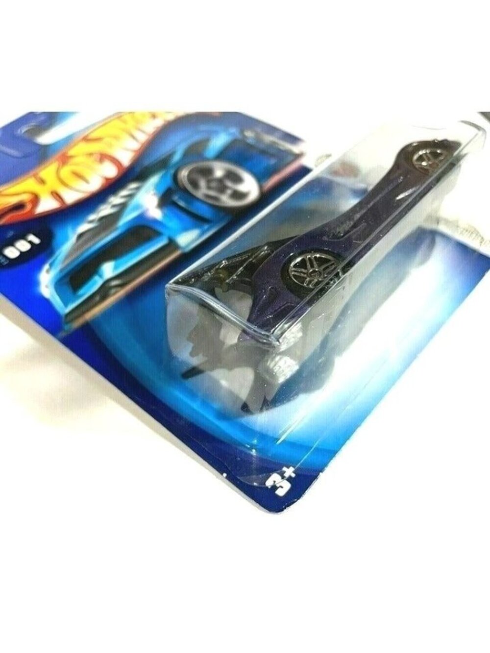 Vintage Die Cast Hot Wheels 2004 BATMOBILE #001 First Editions Car 1/100 Purple - Picture 4 of 9